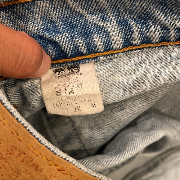 Vintage Levis Distressed Shorts Sz 25 - Picture 5 of 8